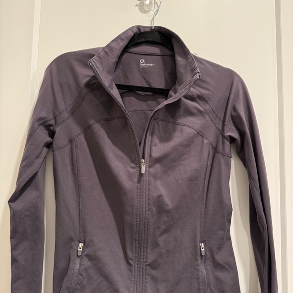 GapBody Vintage Gray Zip Up Athletic Jacket - Picture 7 of 10